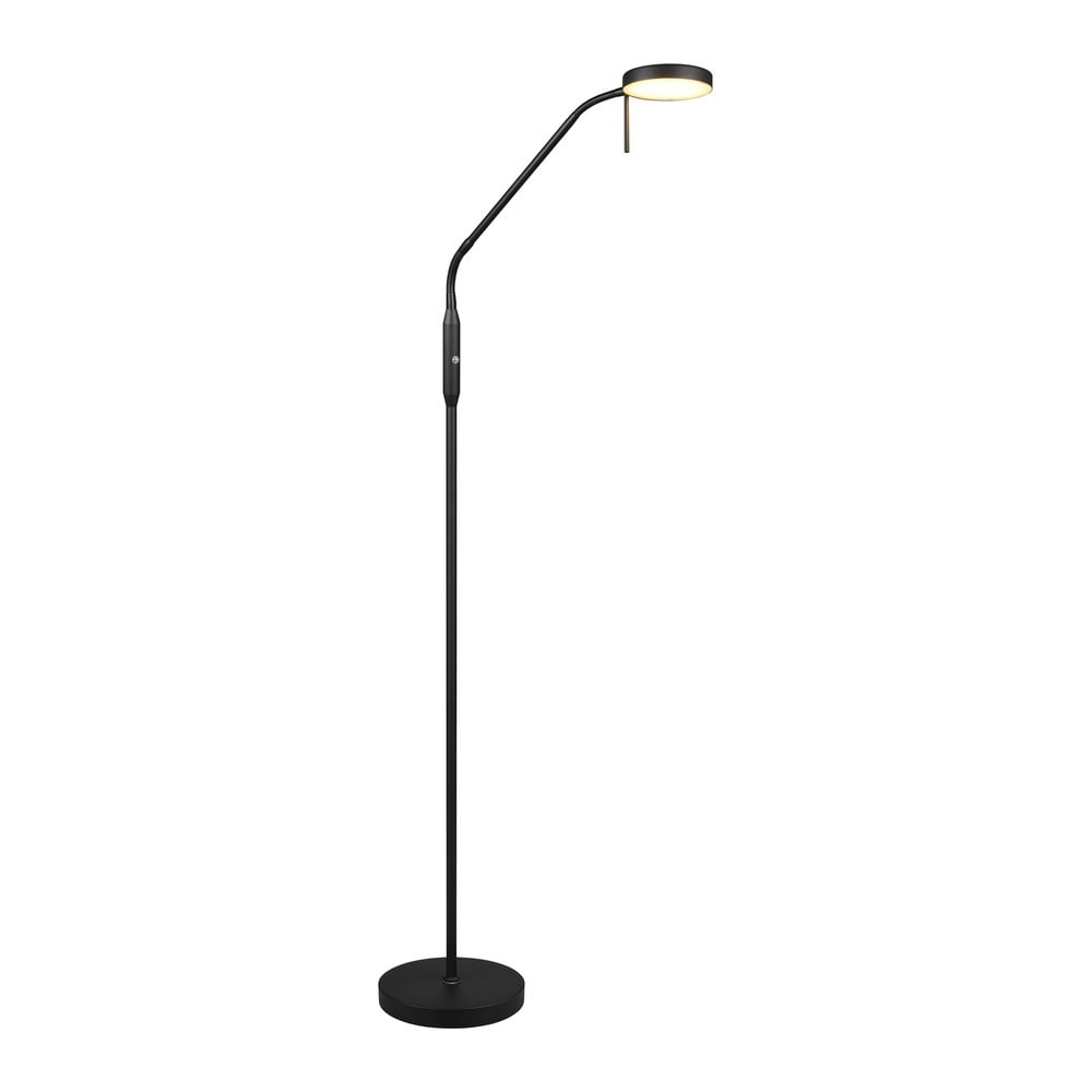 Čierna LED stojacia lampa (výška 160 cm) Moreno – Reality