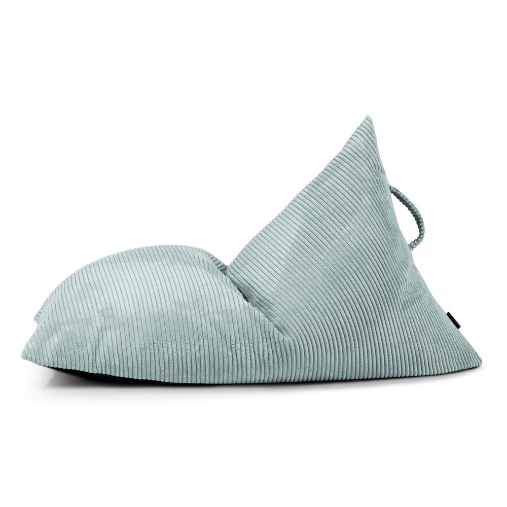 Menčestrový detský sedací vak v mentolovej farbe Razzy – SLOWDOWN