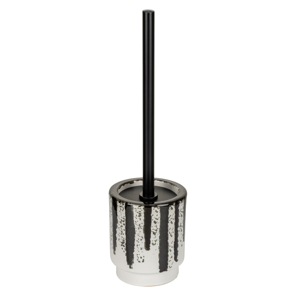 Čiern-obiela keramická WC kefa Subiza – Wenko