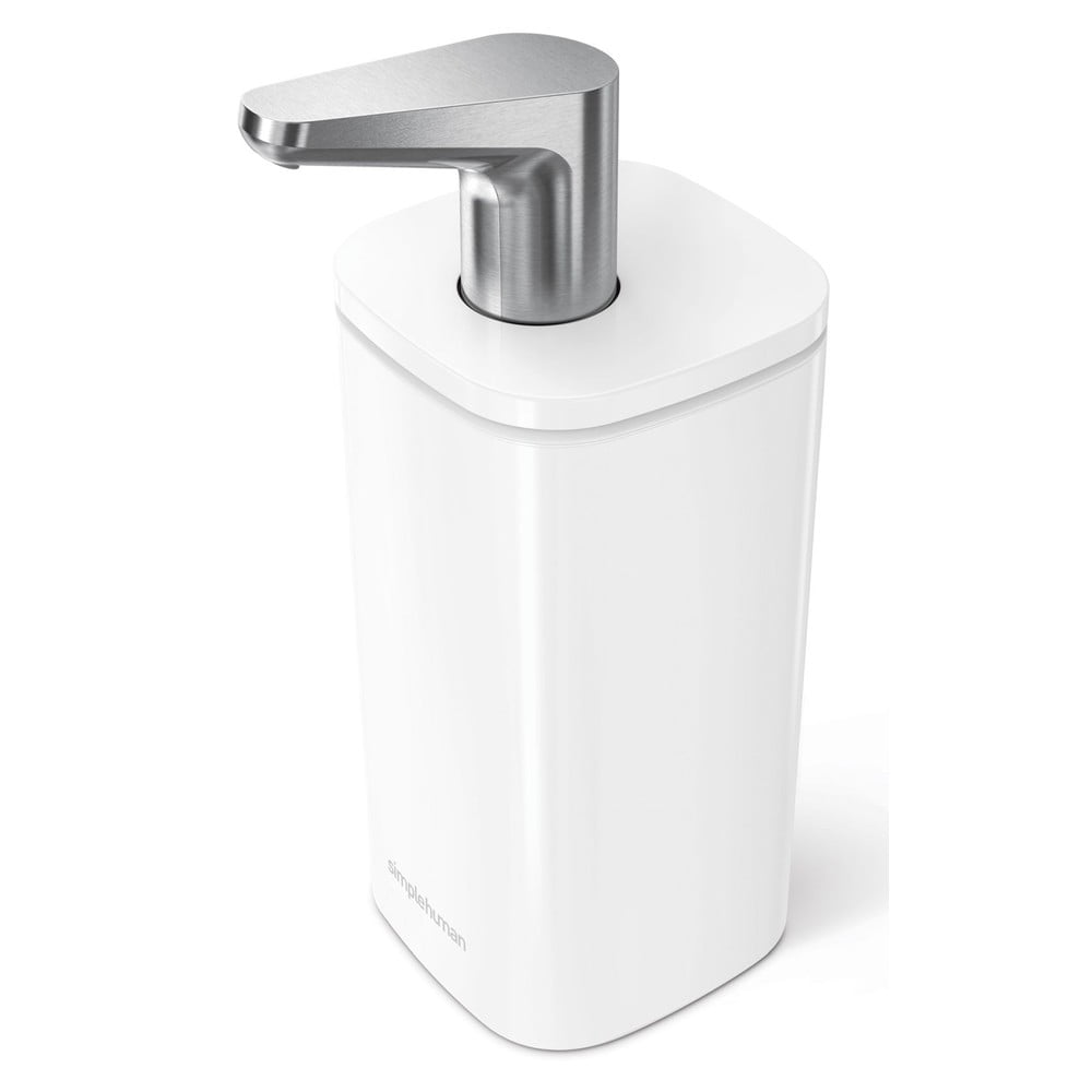 Biely oceľový dávkovač mydla 295 ml Pulse – simplehuman