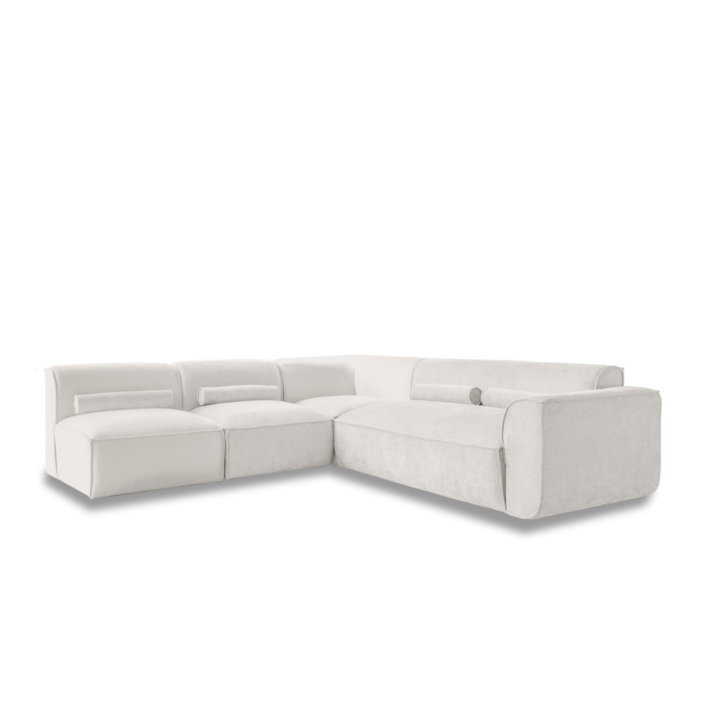 Krémovobiela rohová pohovka (ľavý roh) Flex Felix – Miuform