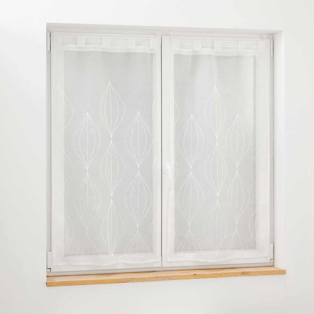 Biele voálové záclony v súprave 2 ks 60x90 cm Galactee – douceur d'intérieur