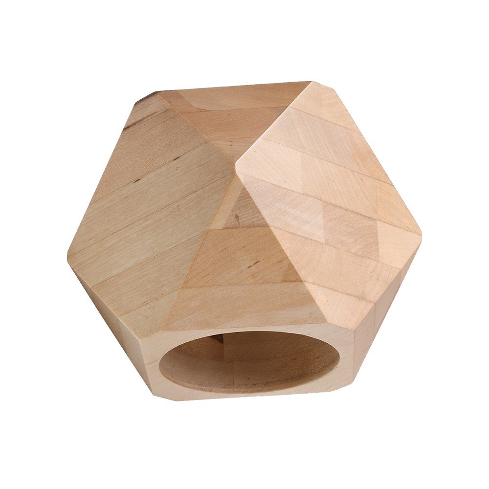 Nástenné svietidlo z masívneho dreva v prírodnej farbe Vige – Sollux