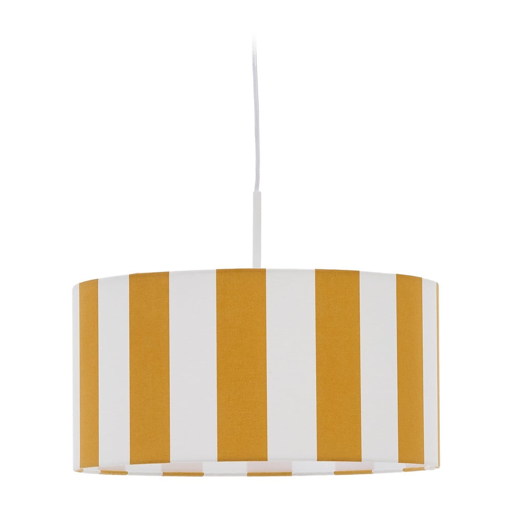 Žlté/biele detské tienidlo ø 40 cm Ciral – Kave Home