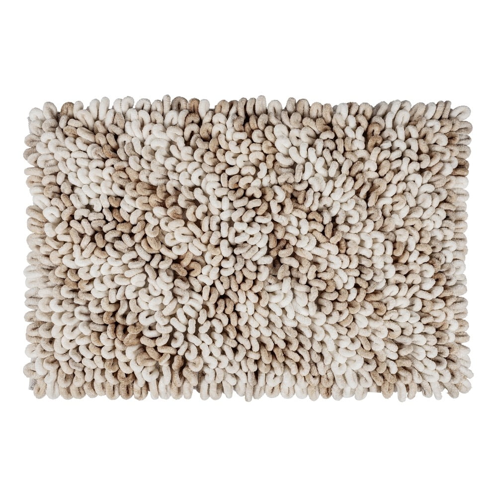 Béžová textilná kúpeľňová predložka 60x90 cm Lerici – Wenko