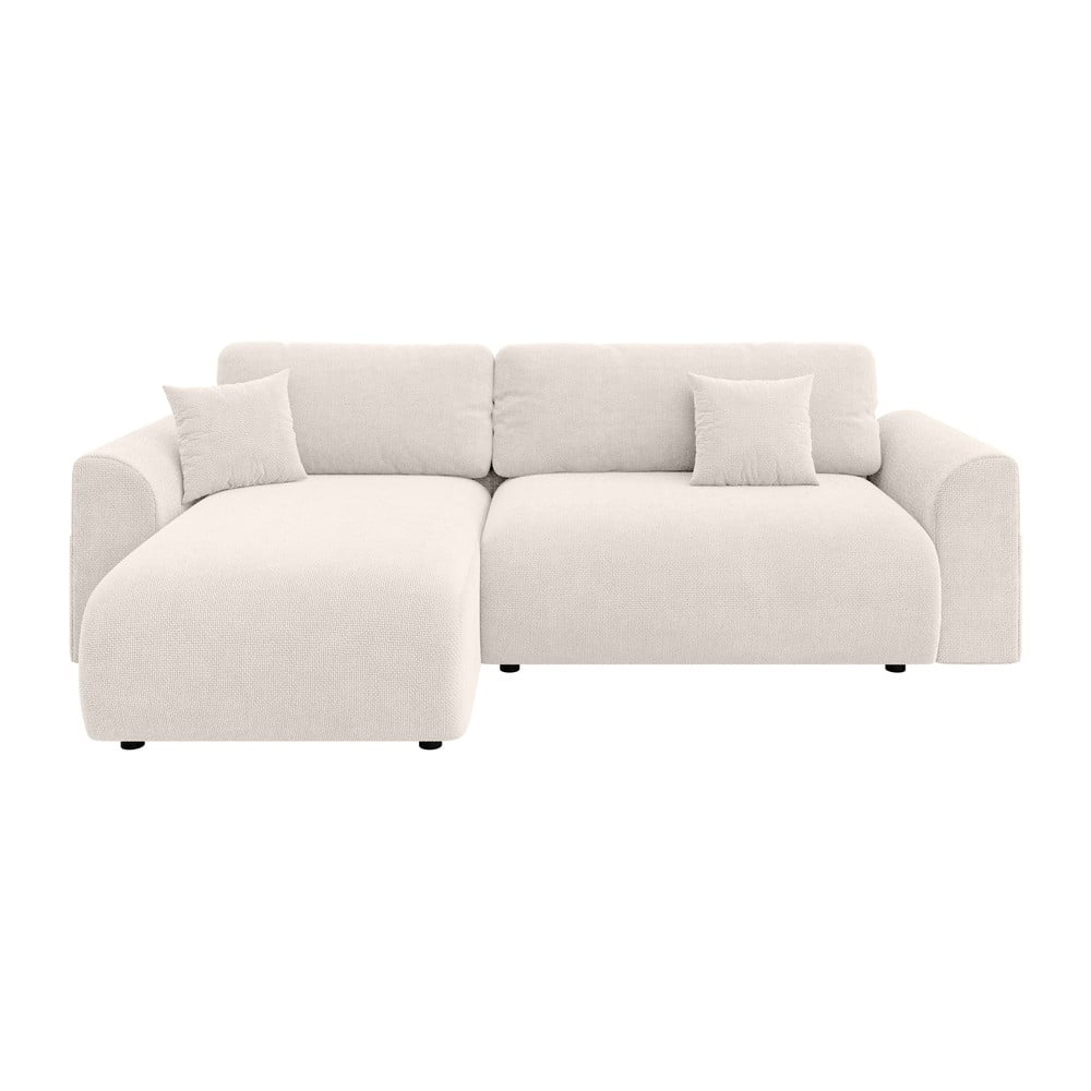 Biela rozkladacia rohová pohovka (variabilná) Lorine – Ropez