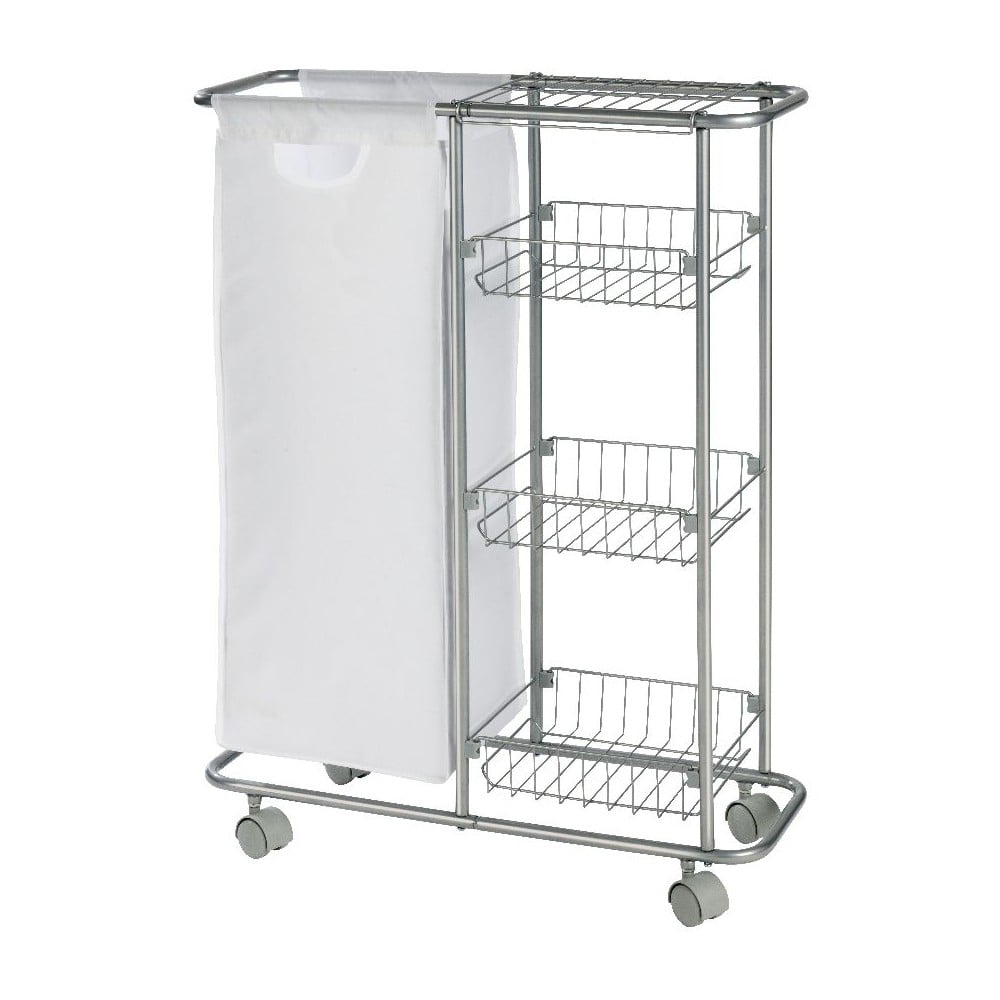 Univerzálna pojazdná polica s košom Wenko Slim