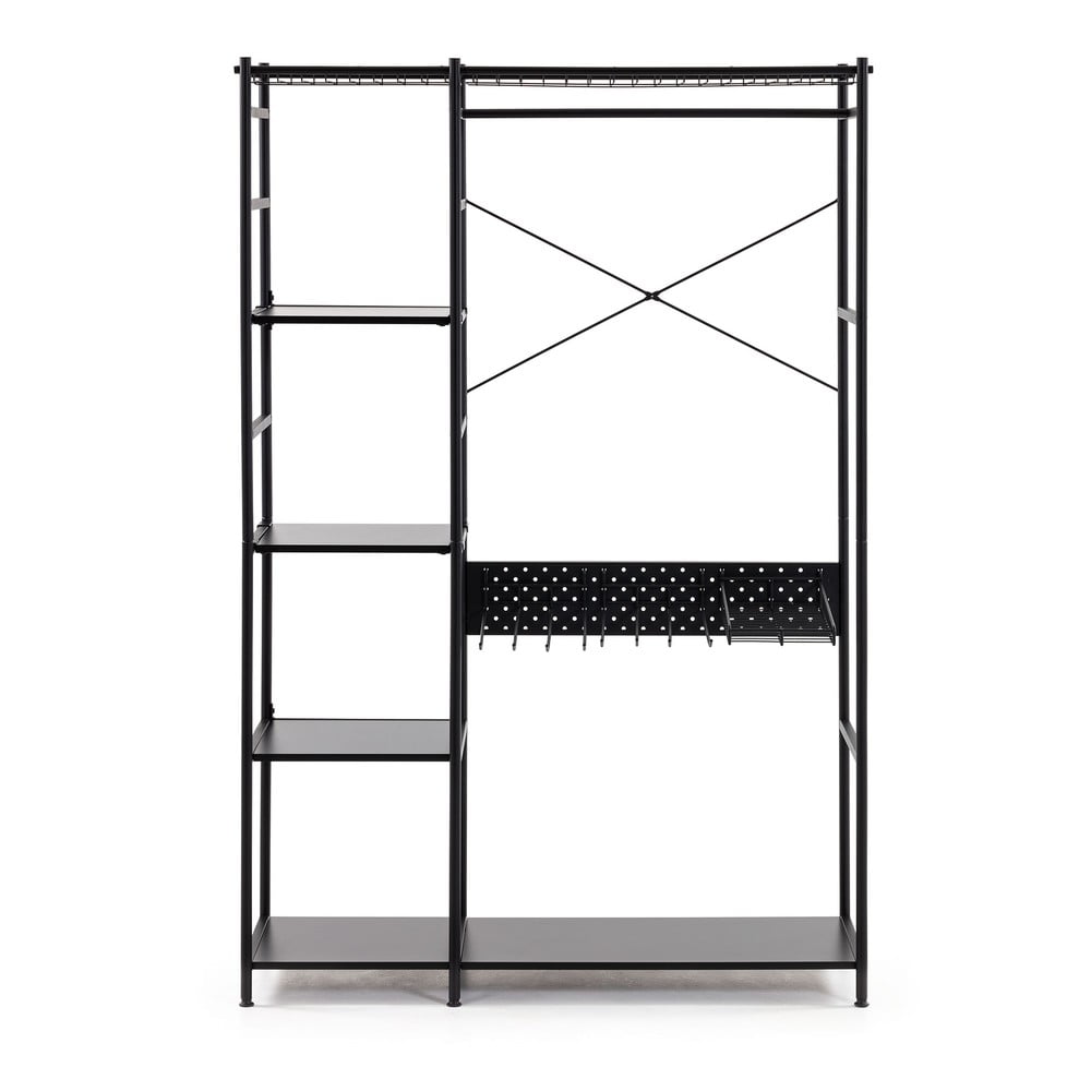 Čierny šatník Kave Home Storn