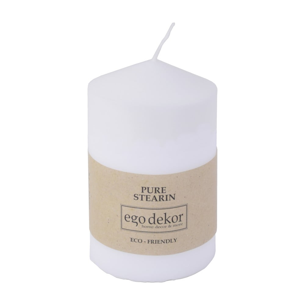 Biela sviečka Eco candles by Ego dekor Top
