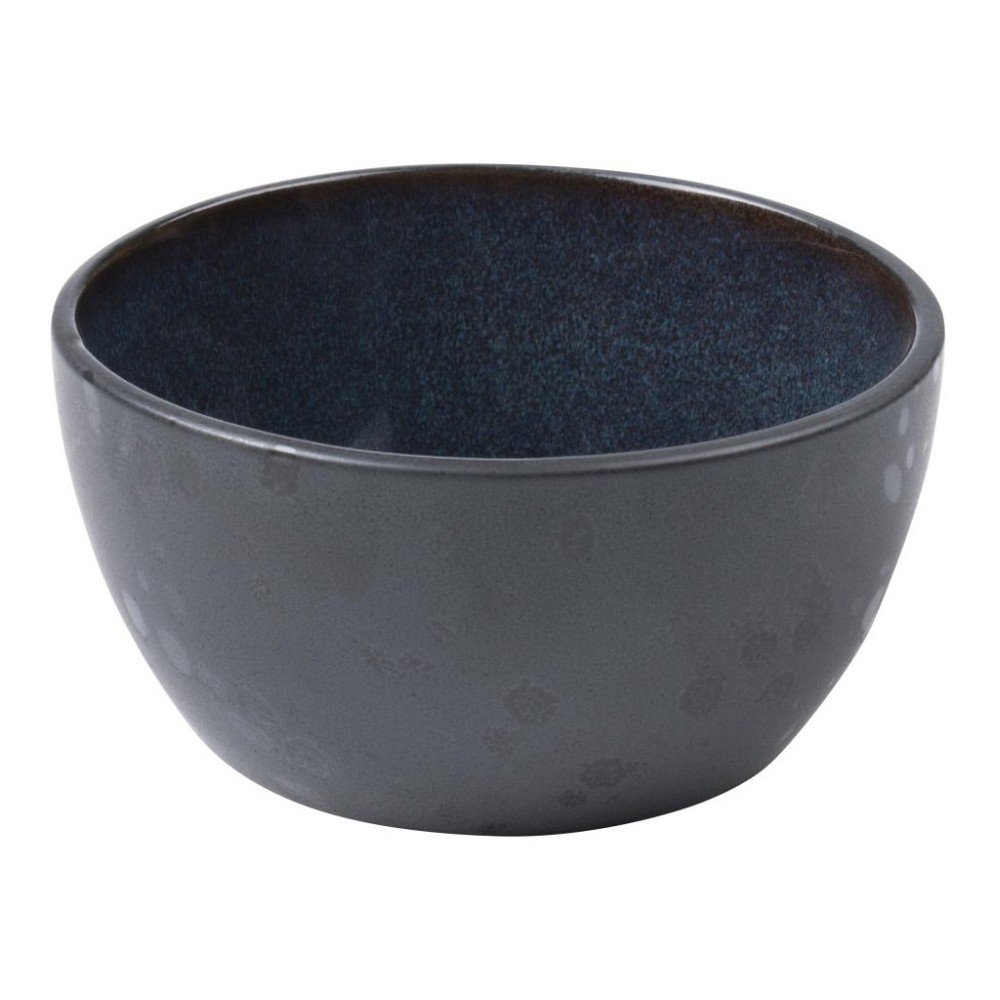 Čierna/modrá miska z kameniny 200 ml Gastro Black/Dark Blue – Bitz