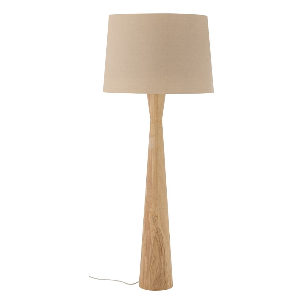 Béžová stojacia lampa s textilným tienidlom (výška 130 cm) Leonor – Bloomingville