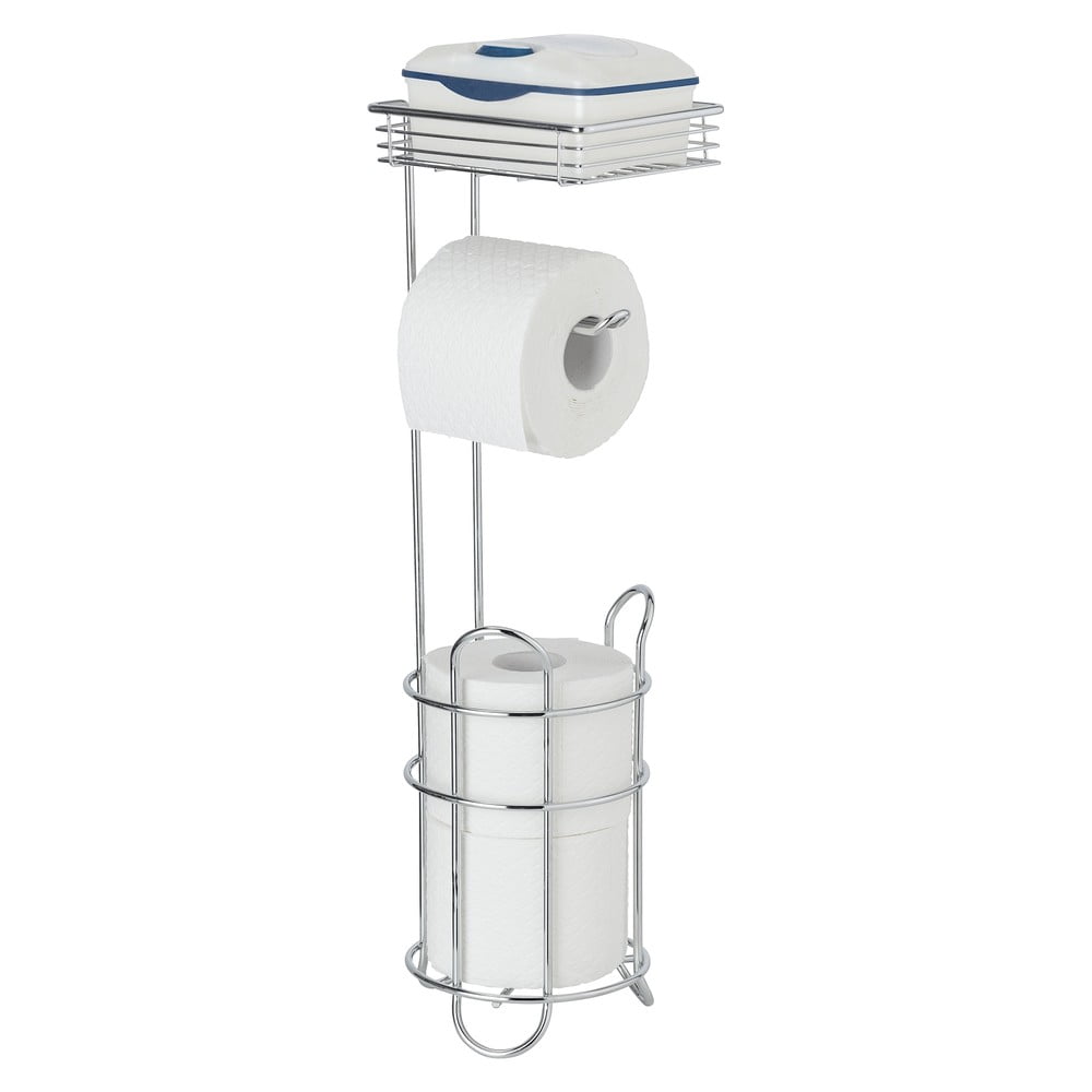 Stojan na toaletný papier z pochrómovanej ocele v striebornej farbe – Wenko