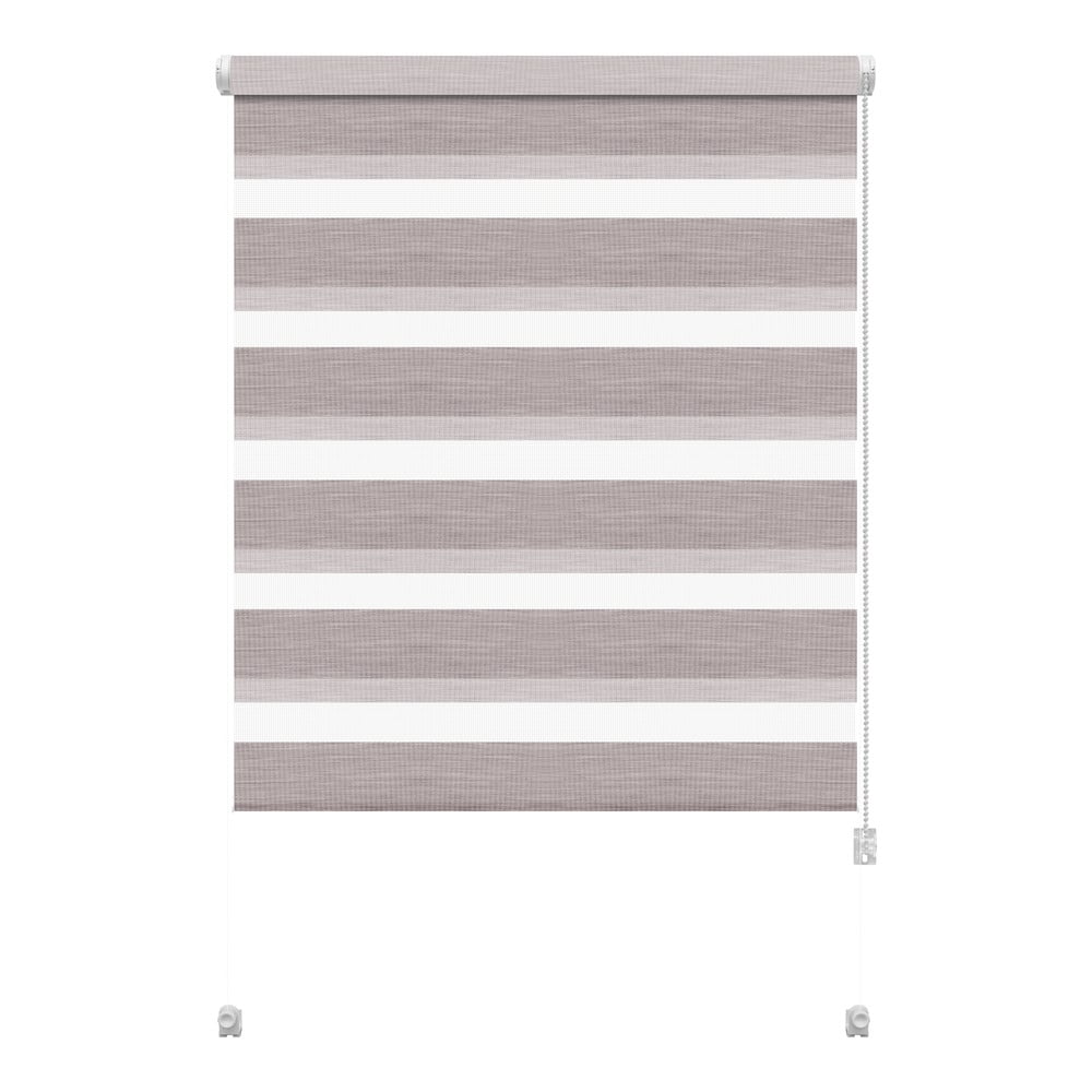 Taupe roleta deň a noc 97x150 cm Zebra Silvalin – Gardinia