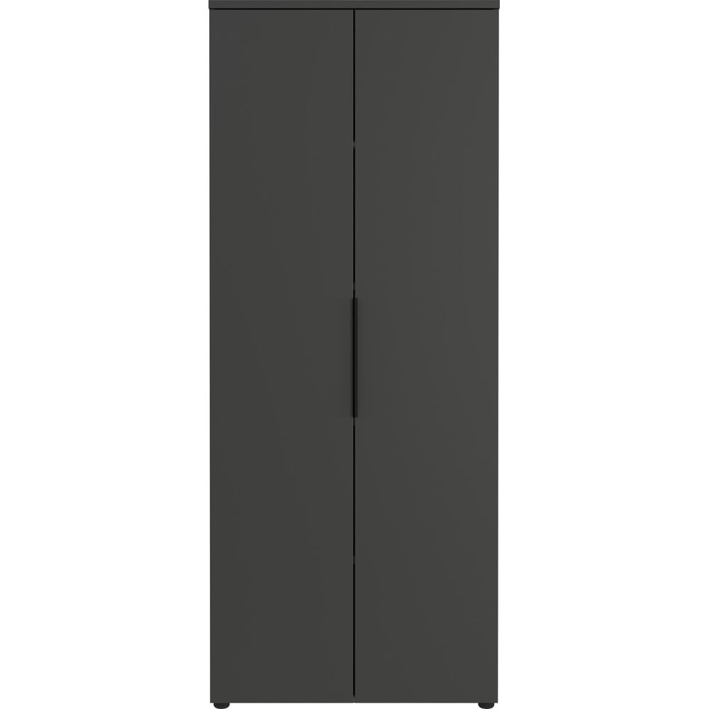 Antracitová šatníková skriňa 81x197 cm Mailand – Germania