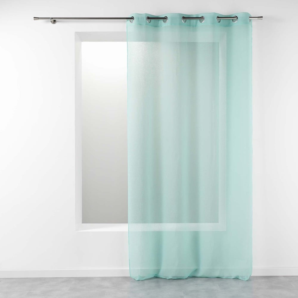 Záclona v mentolovej farbe 140x280 cm Telma – douceur d'intérieur