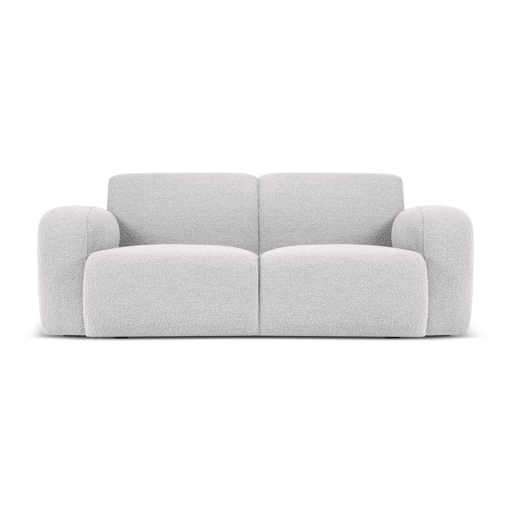 Svetlosivá pohovka z textílie bouclé 170 cm Molino – Micadoni Home