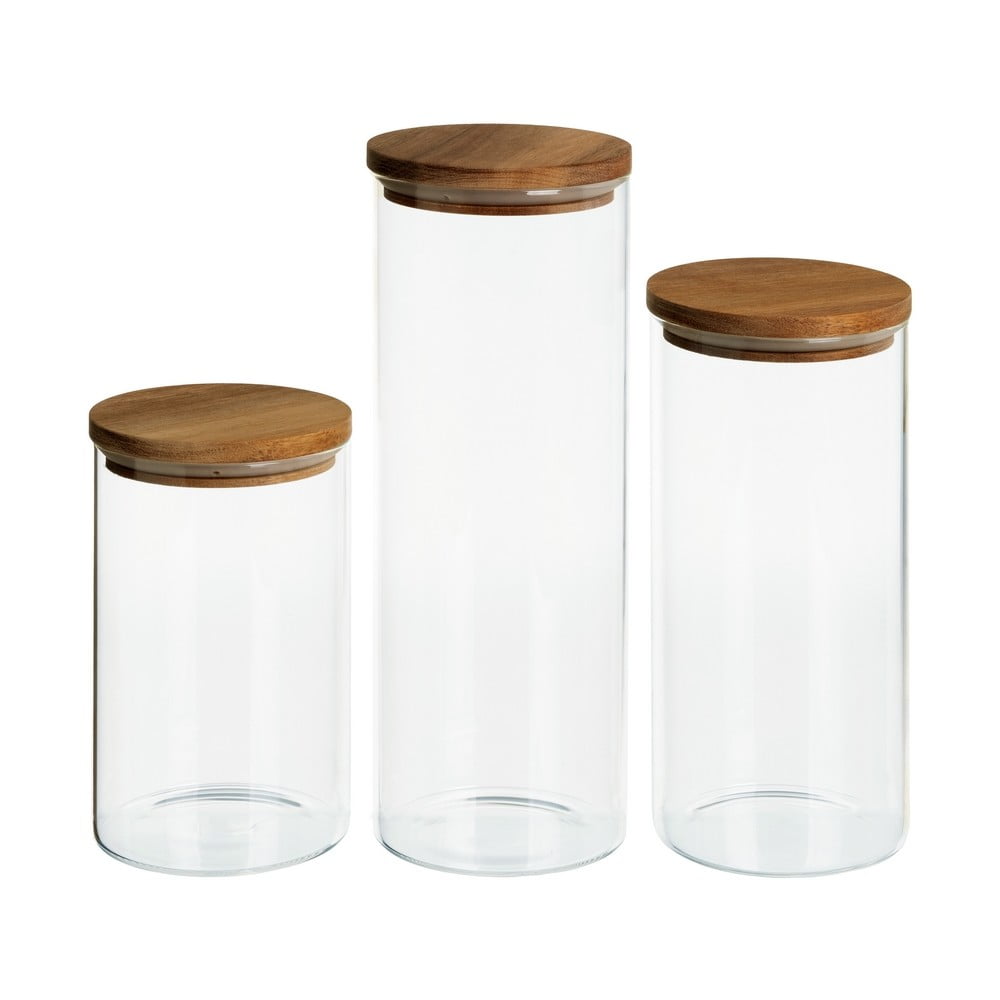 Sklenené dózy na potraviny/na cestoviny v súprave 3 ks – Casa Selección