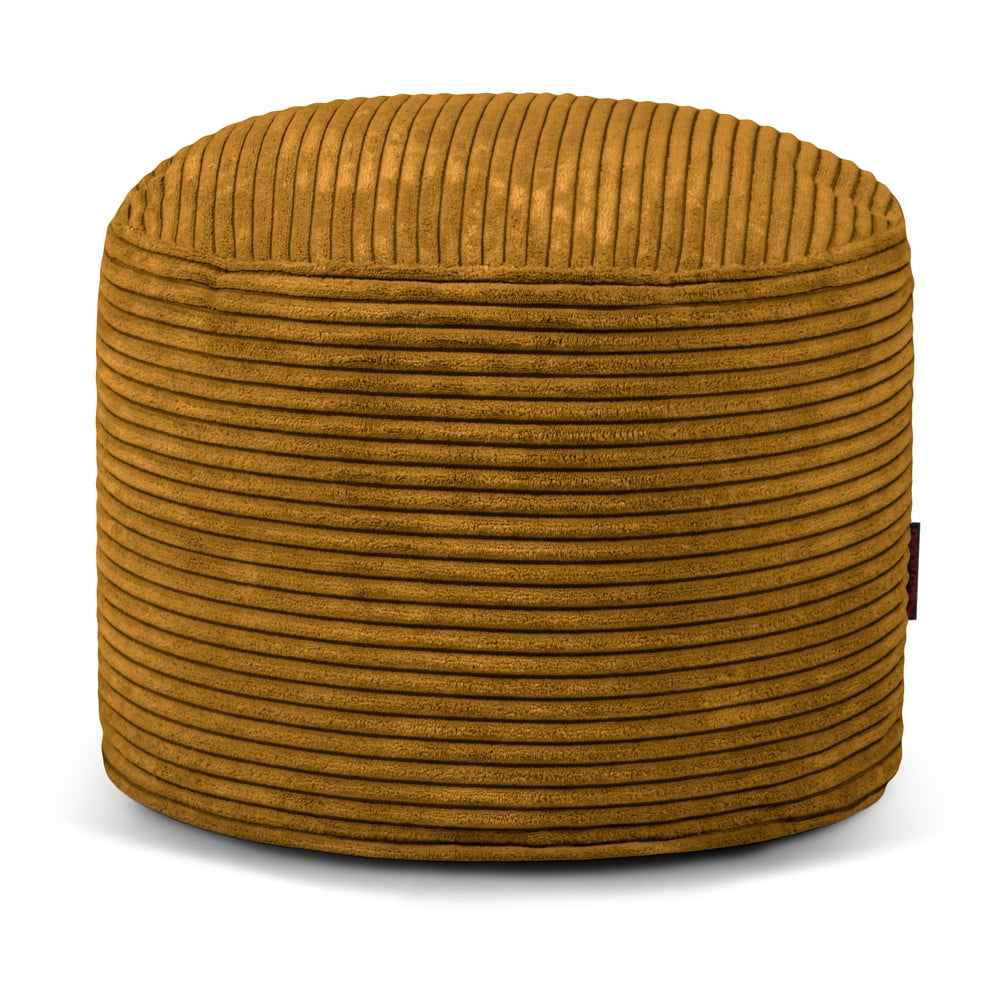 Menčestrový sedací vak v horčicovej farbe Mini – SLOWDOWN