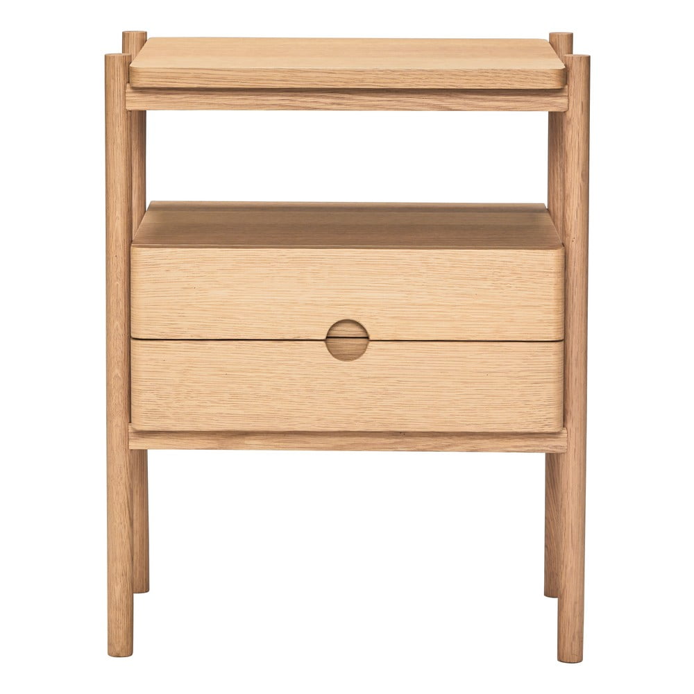 Nočný stolík v dekore duba v prírodnej farbe Appeal – Hübsch
