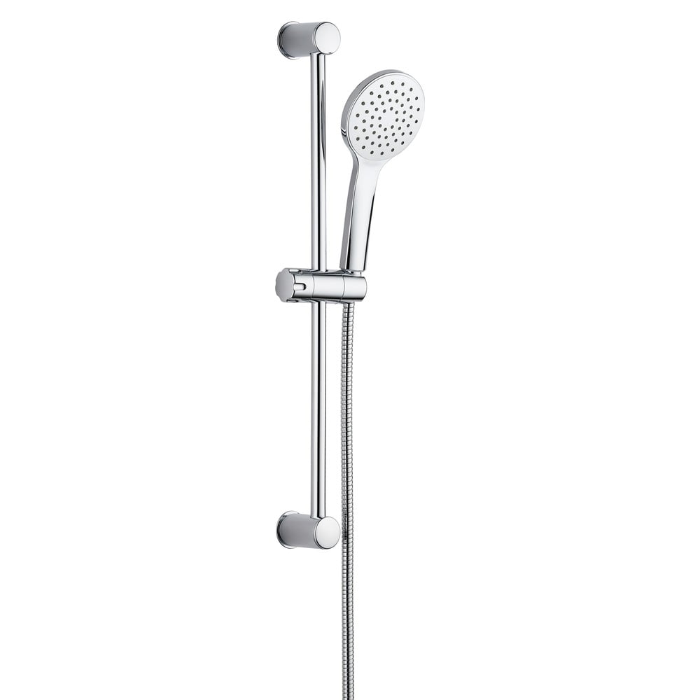 Sprchová súprava z nehrdzavejúcej ocele v striebornej farbe s ručnou sprchou/posuvný držiak 60 cm No. 2 – Allstar