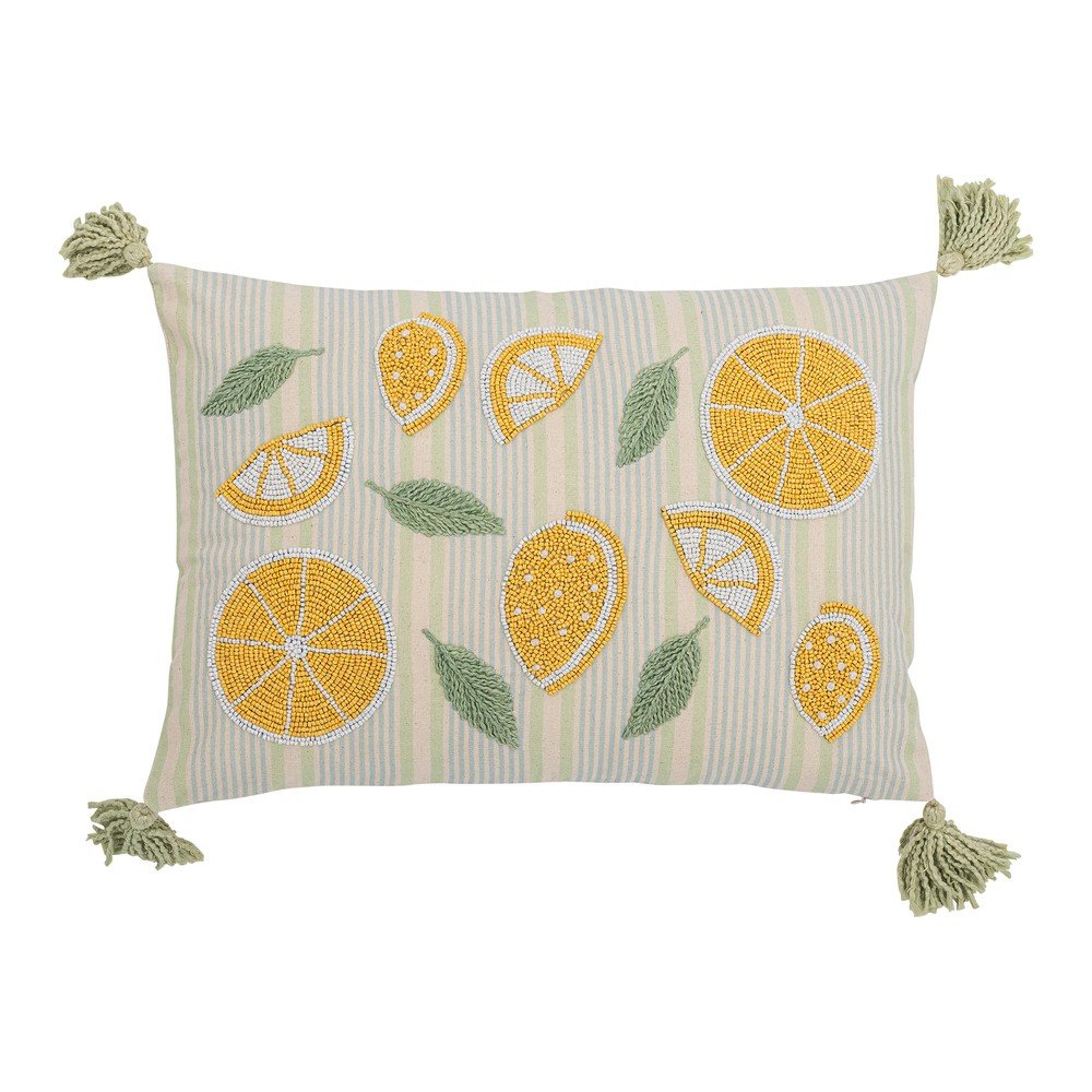 Bavlnený dekoračný vankúš 35x50 cm Lemon – Bloomingville