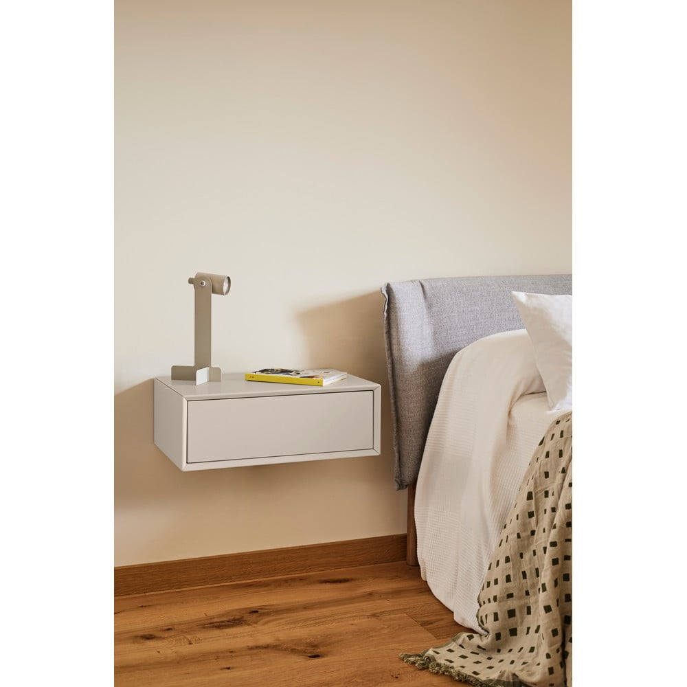 Závesný nočný stolík v tehlovej farbe Platt – Teulat