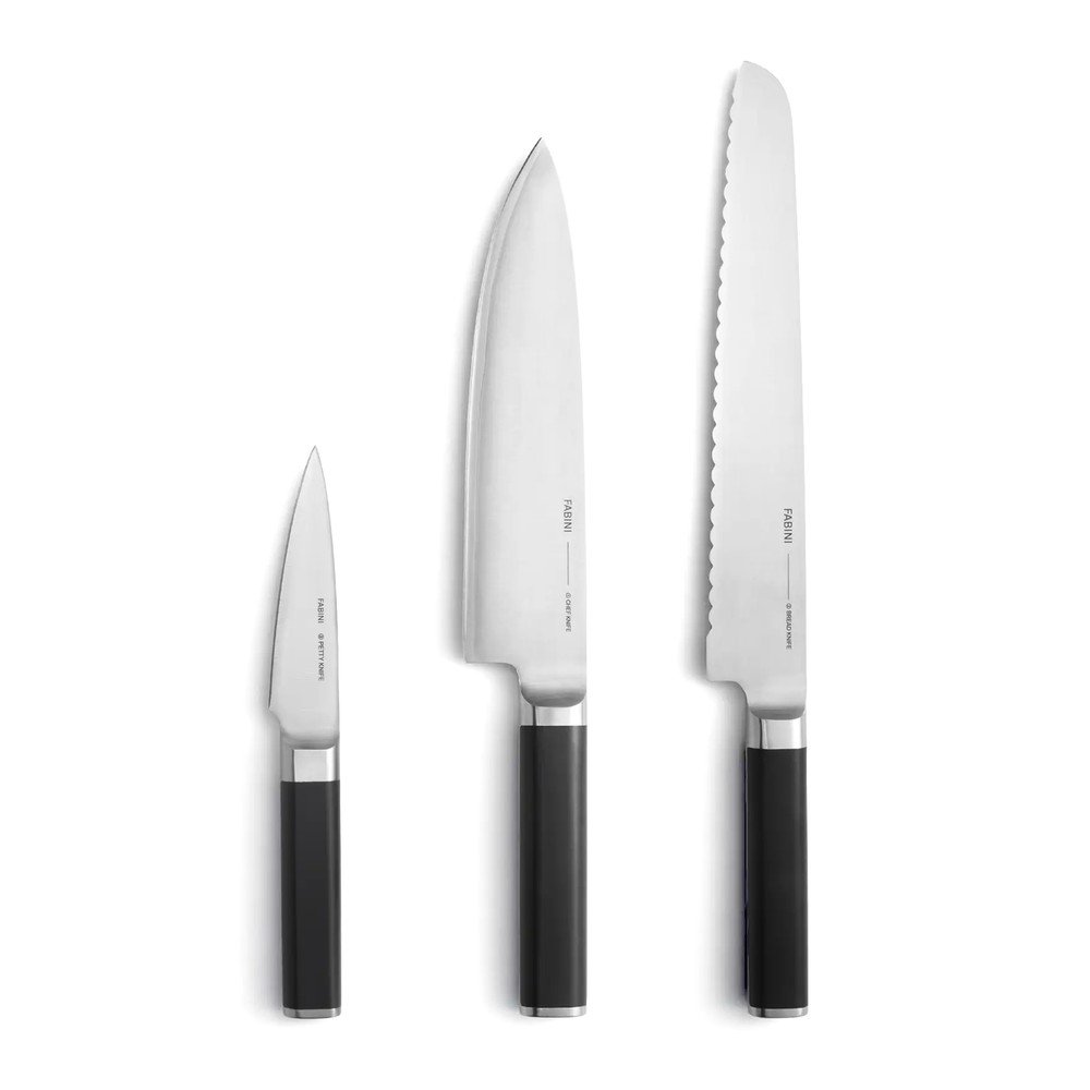 Súprava nožov 3 ks z nehrdzavejúcej ocele Trino – FABINI