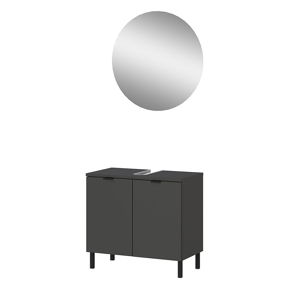 Antracitová kúpeľňová zostava Arcena – Germania