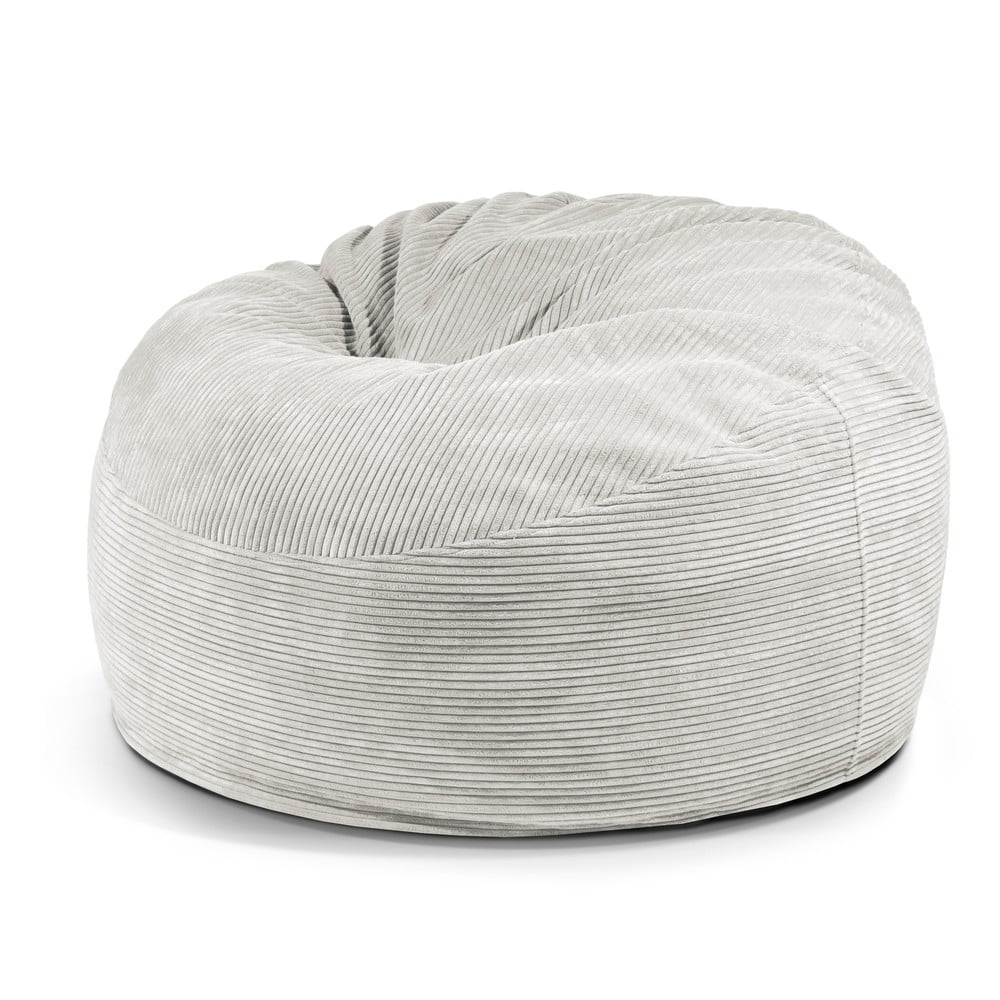 Krémový menčestrový sedací vak Om 110 – SLOWDOWN