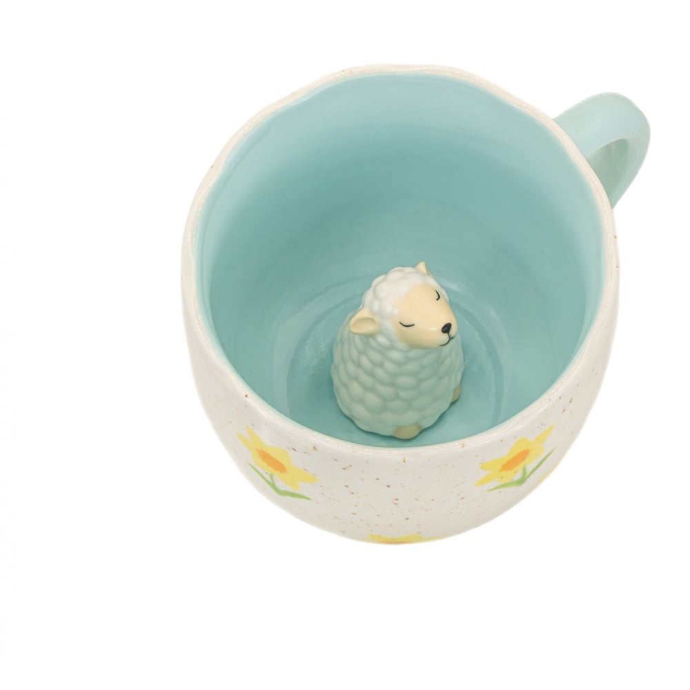 Modrý/krémový porcelánový hrnček 350 ml Surprise Sheep – Sass & Belle