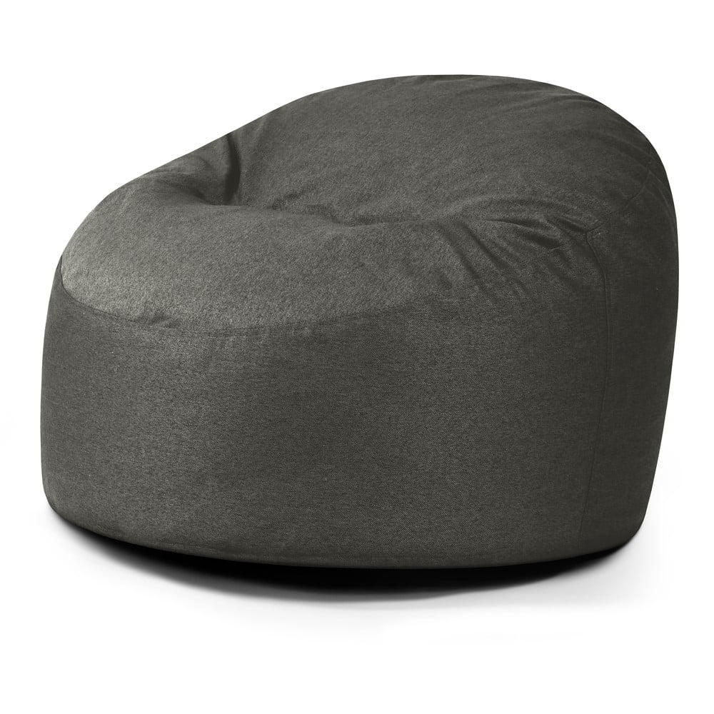 Tmavosivý detský sedací vak Om 85 – SLOWDOWN