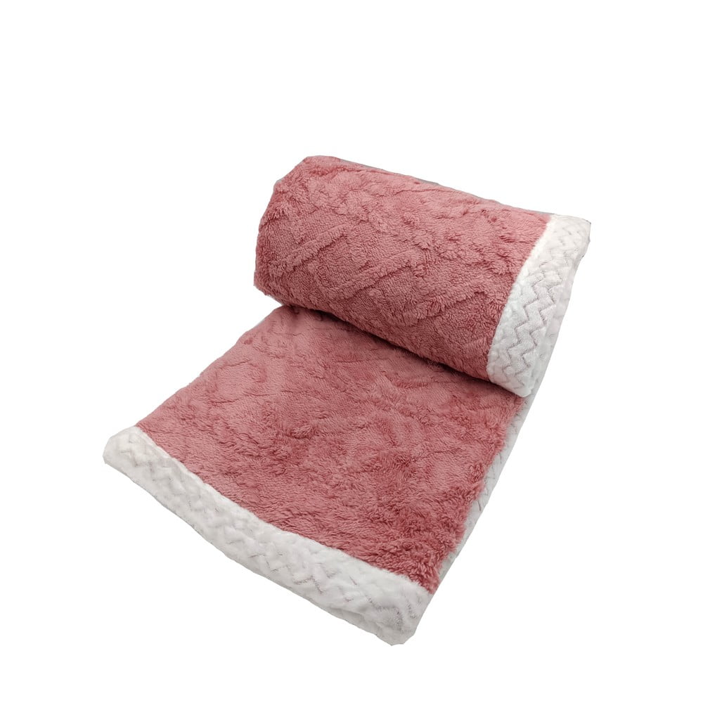 Ružová deka s baránkom 150x200 cm Island – My House