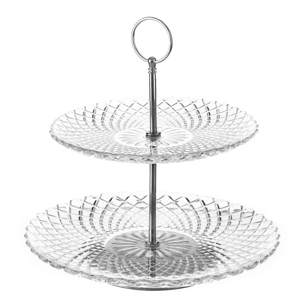 Sklenený etažér Harlequin – Casa Selección