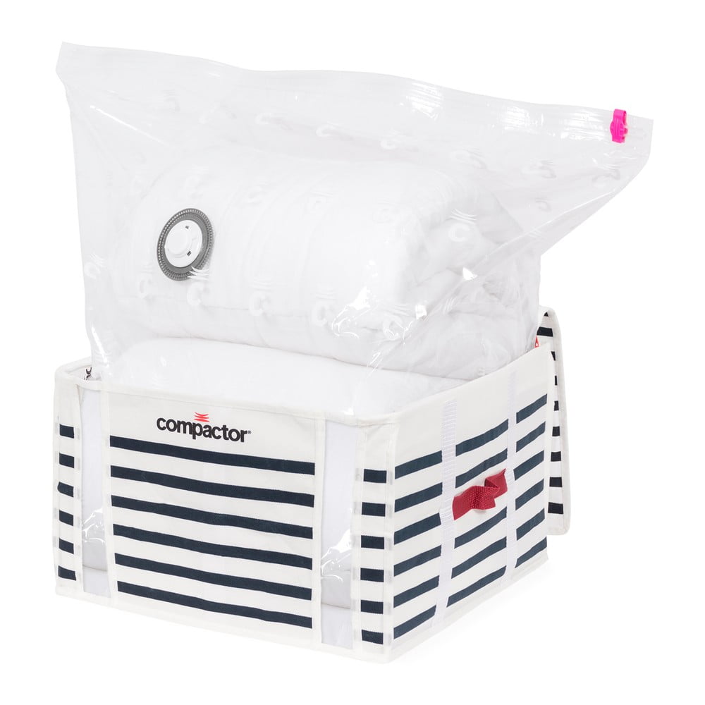 Úložný box na oblečenie Compactor Medium Mariniere 3D Vacuum Bag