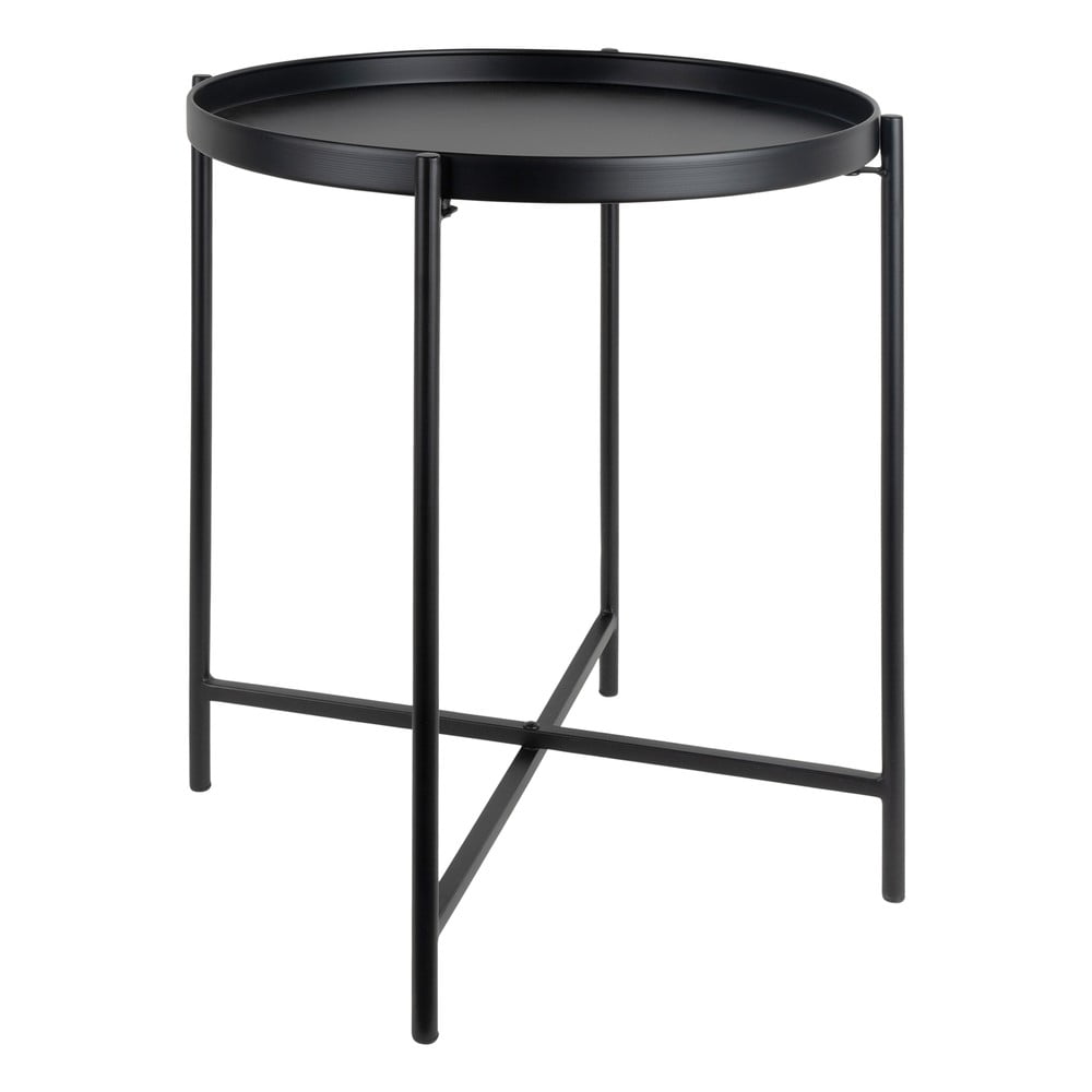 Kovový okrúhly odkladací stolík ø 40 cm Meseta  – Leitmotiv