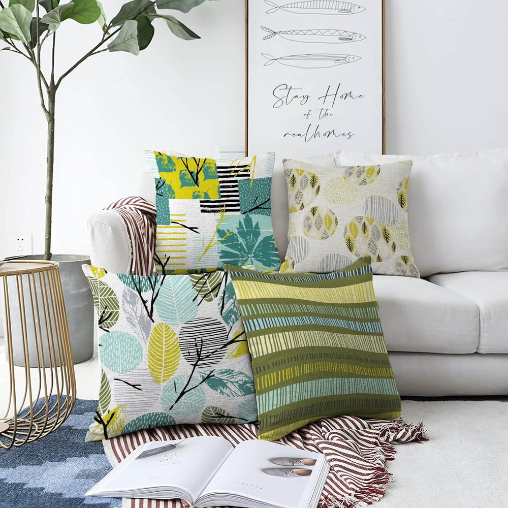 Súprava 4 obliečok na vankúše Minimalist Cushion Covers Amoro