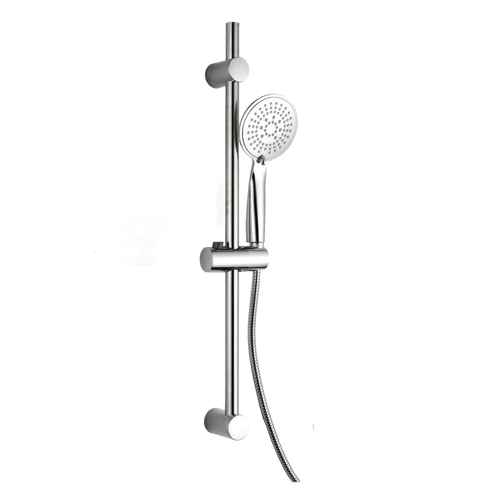 Plastová sprchová súprava v matne striebornej farbe s ručnou sprchou 70 cm Hydro – douceur d'intérieur