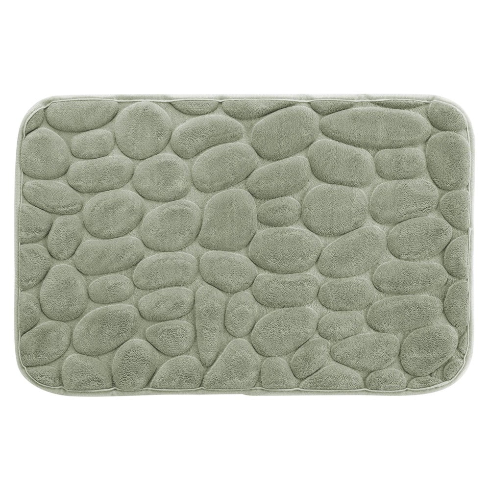Zelená kúpeľňová predložka 50x80 cm Ricochet – douceur d'intérieur