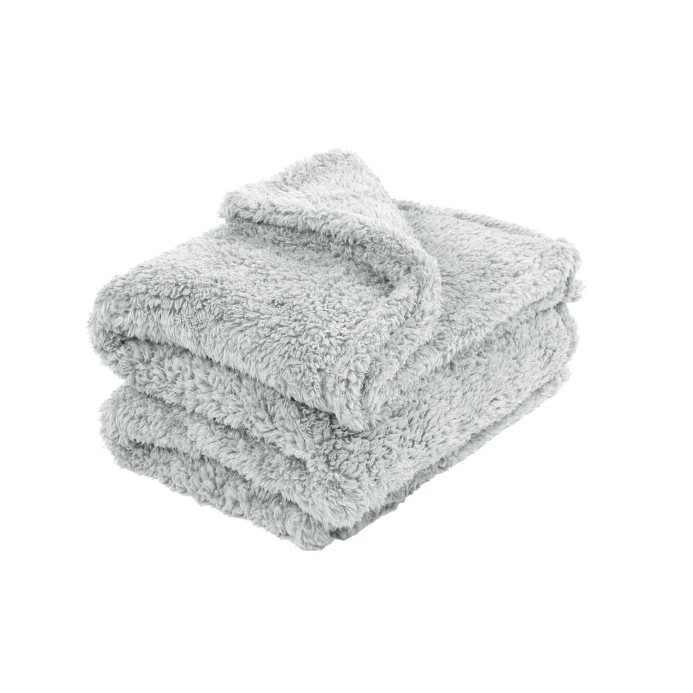 Sivá plyšová deka Tiseco Home Studio Teddy