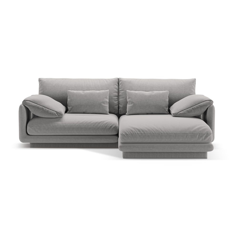 Svetlosivá rohová pohovka (pravý roh) Torino – Micadoni Home