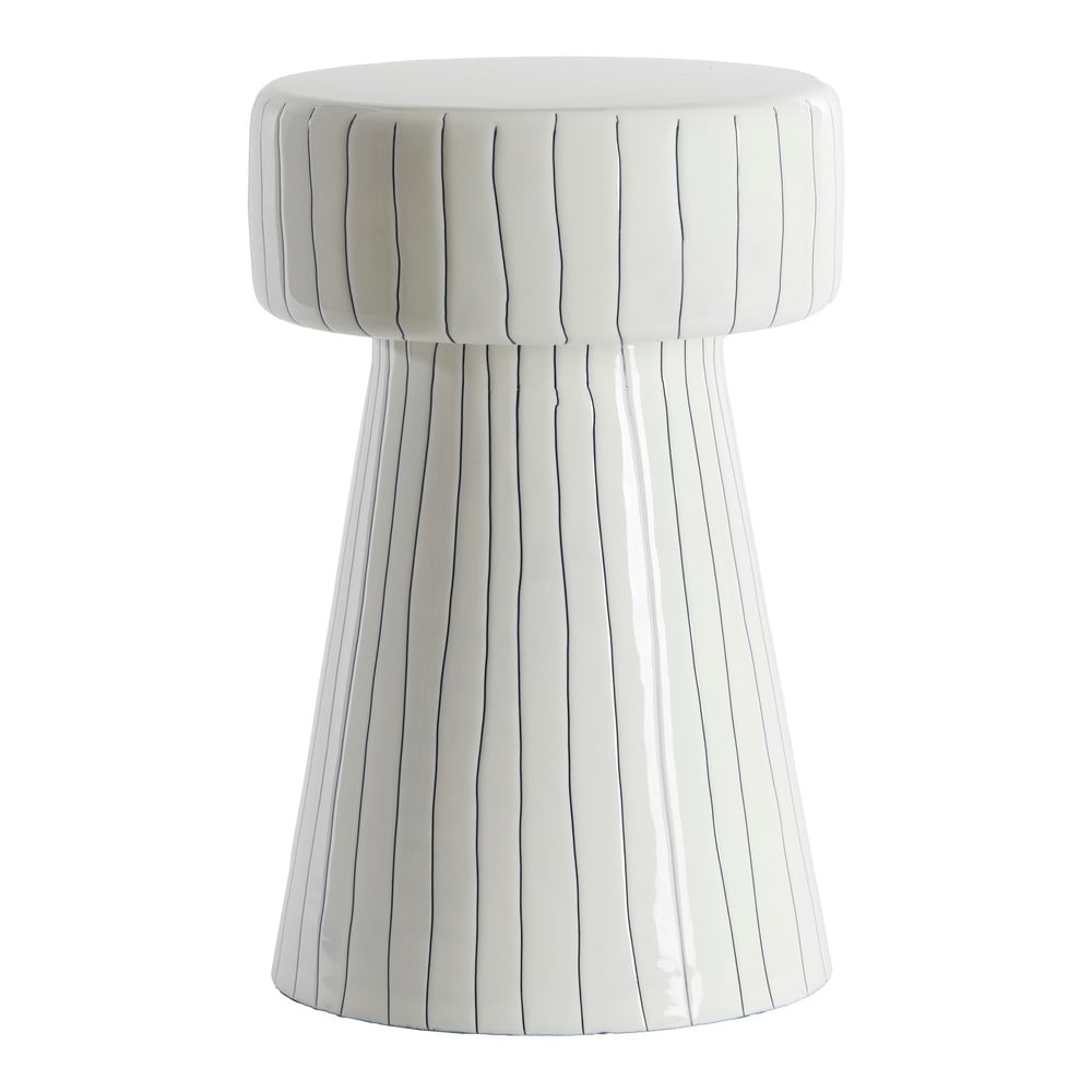 Kovový okrúhly odkladací stolík ø 29 cm Dakwa – Light & Living