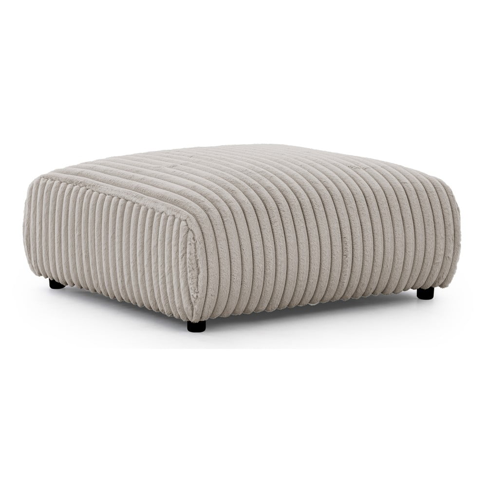 Svetlosivá menčestrová podnožka Justin – Ropez