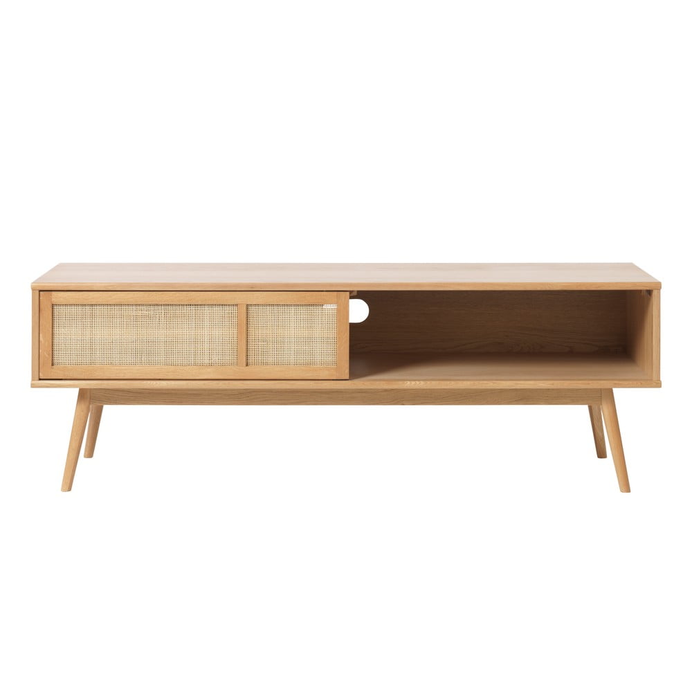 TV stolík v dekore duba v prírodnej farbe 150x50 cm Barrali – Unique Furniture