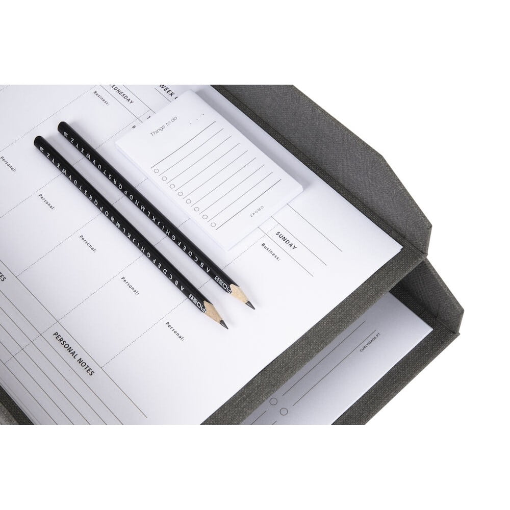 Kartónové organizéry na dokumenty v súprave 2 ks Hakan – Bigso Box of Sweden