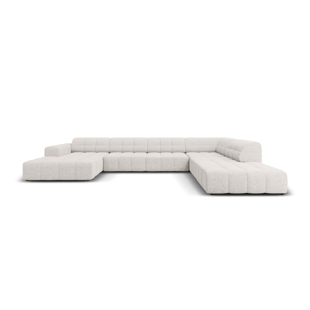 Svetlosivá rohová pohovka (pravý roh/do "U") Chicago – Cosmopolitan Design