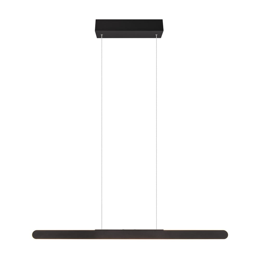 Čierne LED závesné svietidlo Helios - Trio