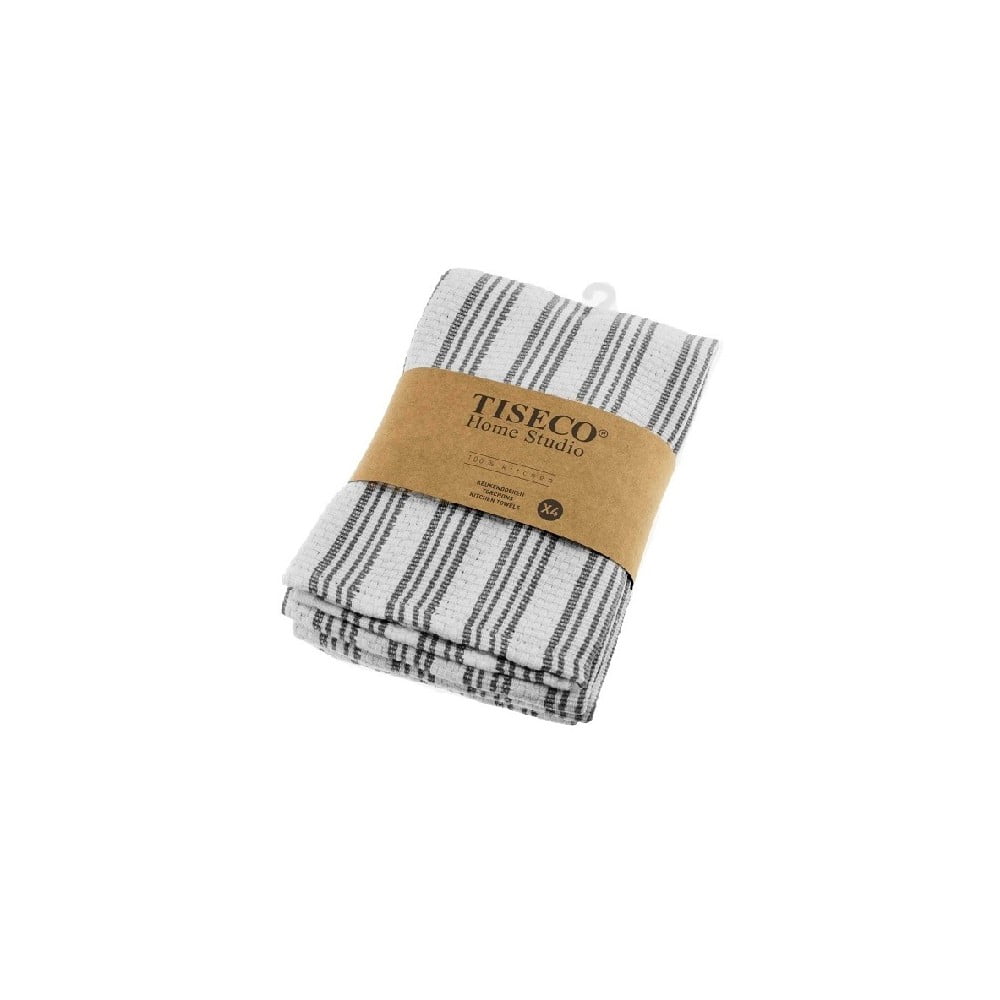Bavlnené utierky v súprave 4 ks 50x70 cm Stripes – Tiseco Home Studio