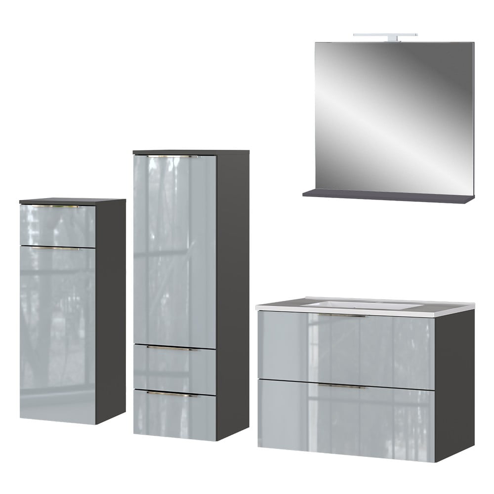 Sivá kúpeľňová zostava Vasio – Germania