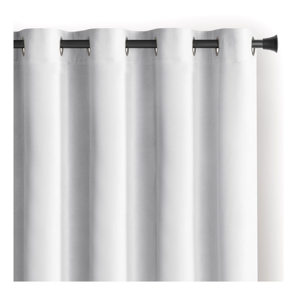 Biely zamatový dimout záves 140x270 cm Eyelets – Restilo