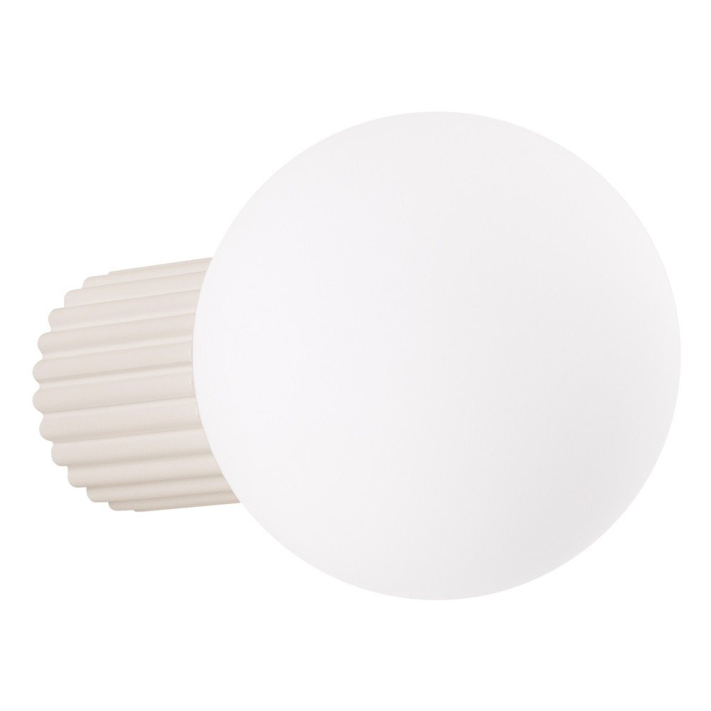 Krémové nástenné svietidlo ø 12 cm Orbital – Sollux